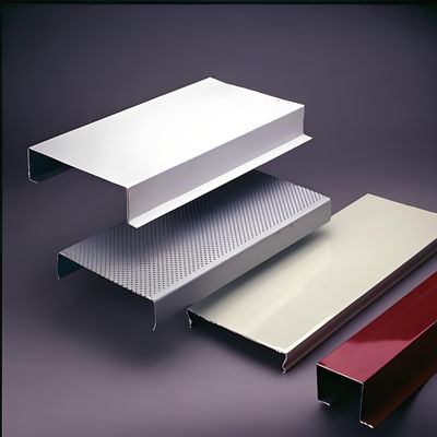 Aluminium Slat Strip False Ceiling For Office Building With Heat Insulation And Powder Coated Finish