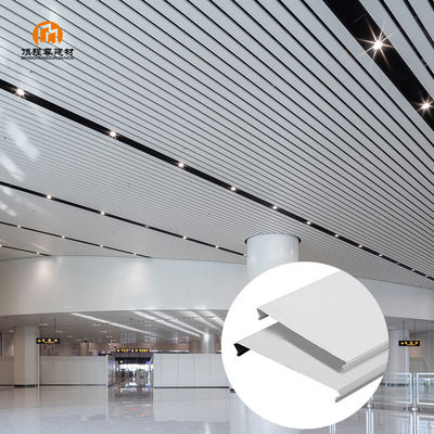 Metal Building Material Metal Aluminum Ceiling Strips Decorative Suspended Ceiling