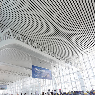 Metal Building Material Metal Aluminum Ceiling Strips Decorative Suspended Ceiling