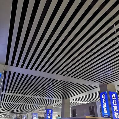 Metal Building Material Metal Aluminum Ceiling Strips Decorative Suspended Ceiling