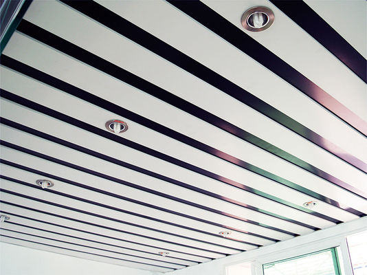 Metal Suspended Profile Strip Linear Ceiling Strip Aluminum Ceiling