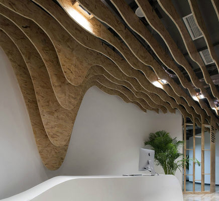 Decoration Wood Grain Finish Beam Office Aluminum Baffle Ceiling Aluminium Linear Ceiling